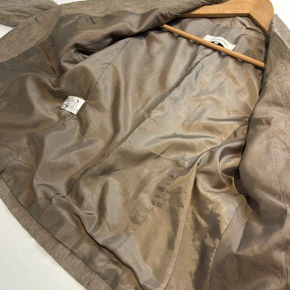 Gerard Darel Linen Blazer Beige Size EU 38 - Picture 6 of 8